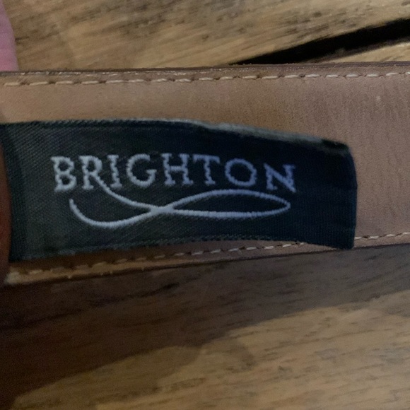 Vintage Brown Leather Brighton Belt - Picture 4 of 9